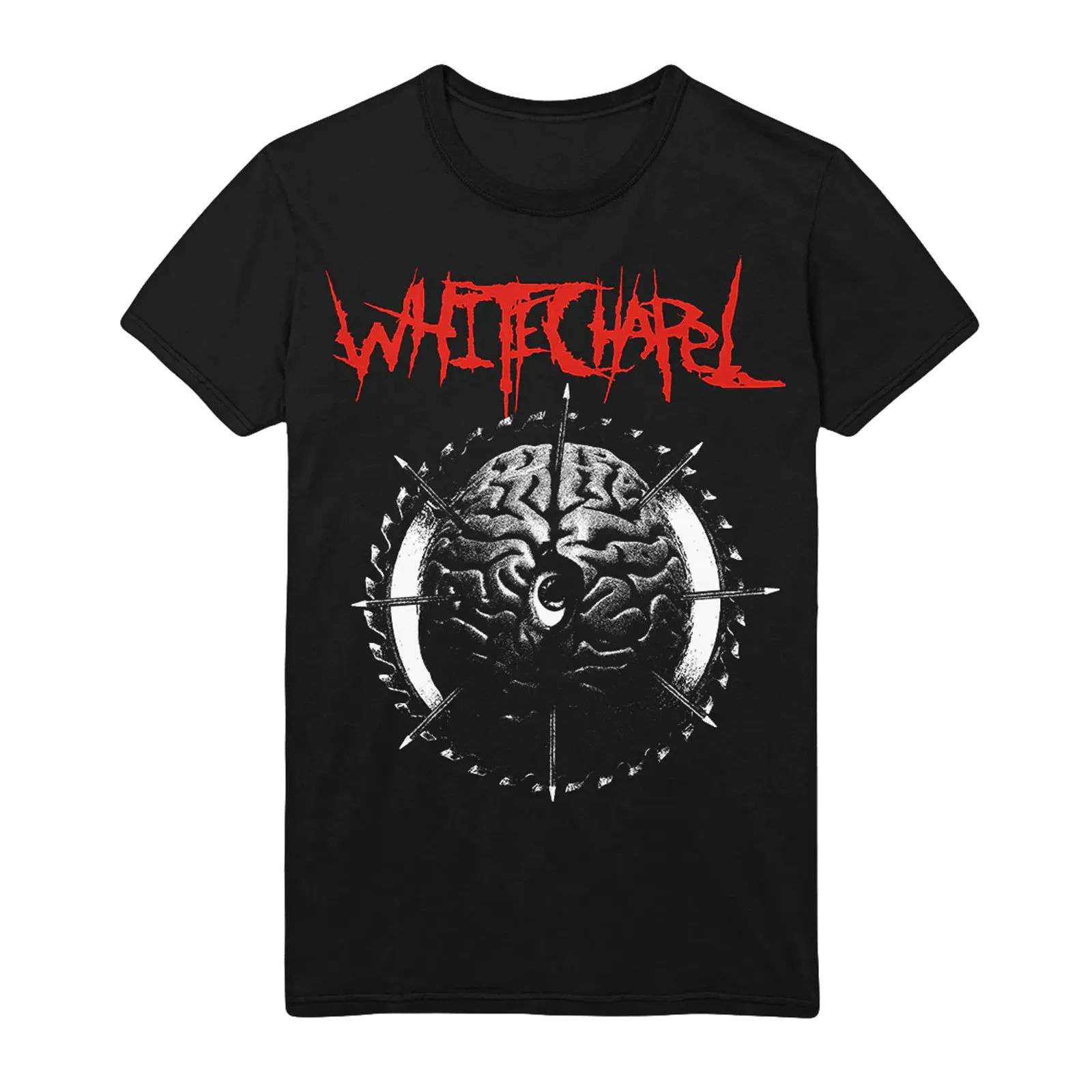 تي شيرت Whitechapel Band أسود بأكمام قصيرة جميع المقاسات من S إلى 5Xl TD33