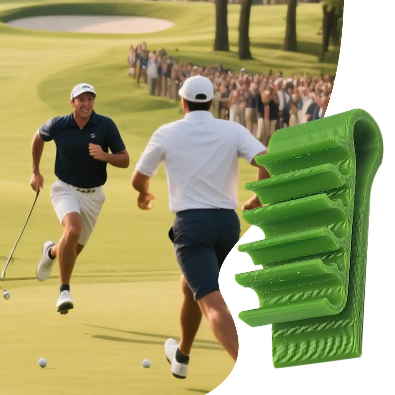 مشابك حافة قبعة الجولف ثلاثية الأبعاد مطبوعة على شكل قبعة جولف، ملحقات رياضية خفيفة الوزن مدمجة