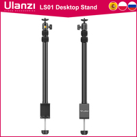 VIJIM LS01 Desk Light Mounting Stand 96cm Adjustable Tabletop Stand with Removable Ballhead 1/4 Screw for LED Ring Light