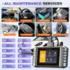 FOXWELL NT710 passend für Porsche OBD2 Diagnose-Scan-Tool, komplettes System-Codeleser mit bidirektionaler aktiver Test-Injektor-Codierung 4