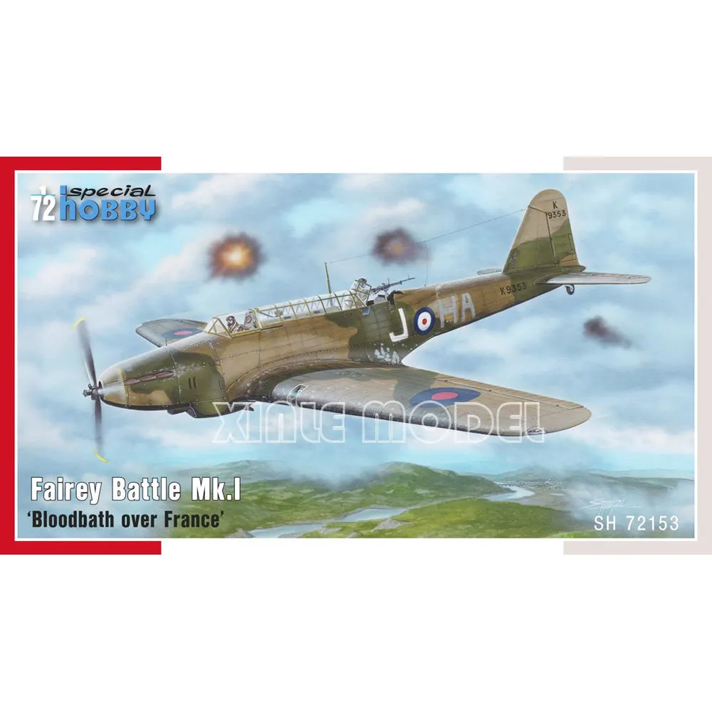 

Special Hobby Plastic Assembled Plane Model Kit 72153 Fairey Battle Mk. I 1/72