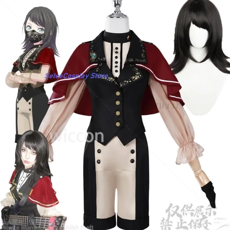 DY2025 أنيمي بانج حلم تأثيري Umiri Yahata Ave Mujica القوطية نمط كيب السراويل موحدة زي هالوين حفلة عيد الميلاد Customi #1