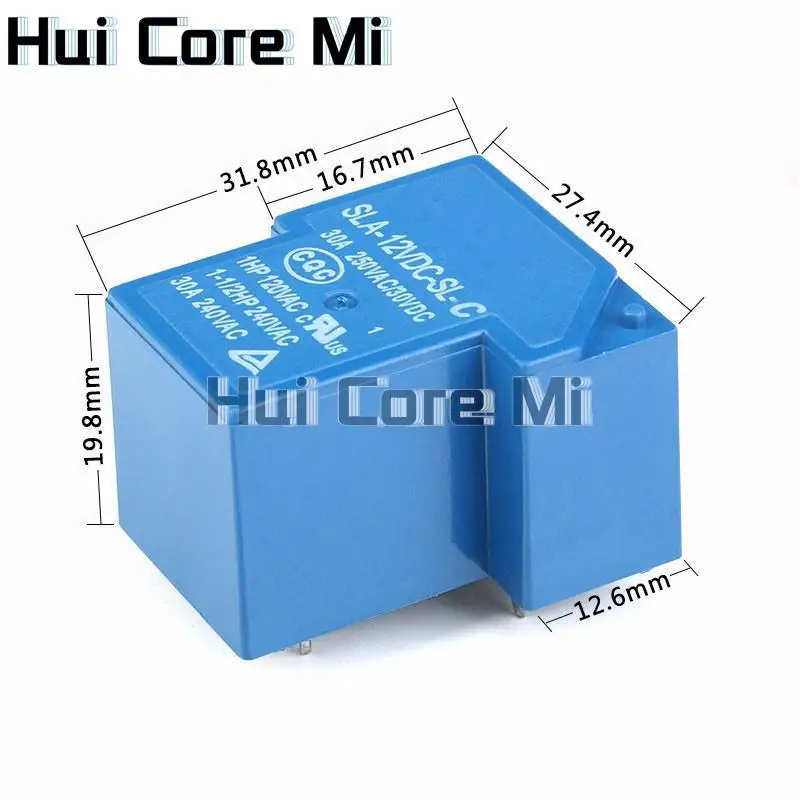 Power Relay SLA-05VDC-SL-C SLA-12VDC-SL-C SLA-24VDC-SL-C 5V 12V 24V 30A 6PIN T90