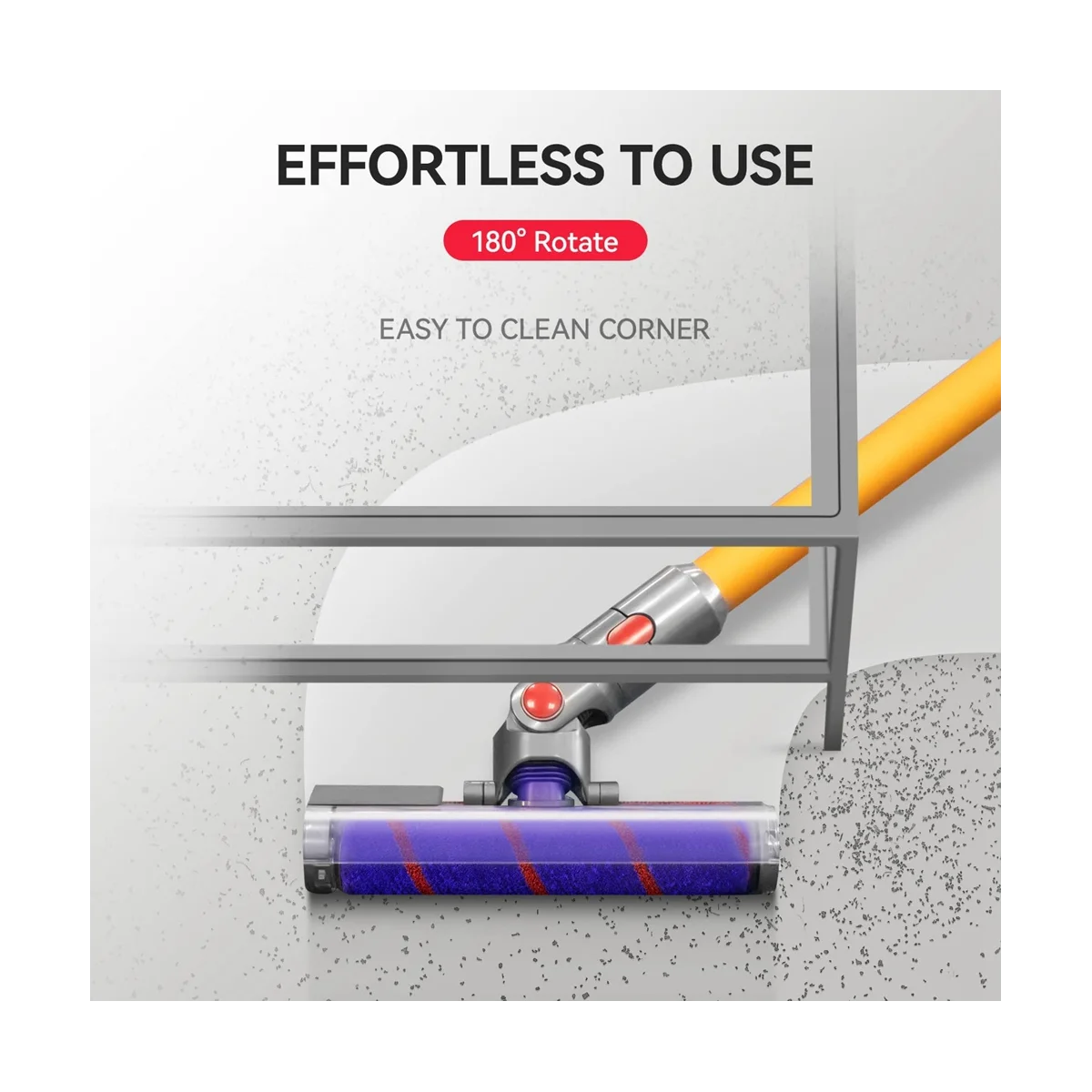 Kuas pembersih vakum Turbo, sikat untuk V10 V8 V7 V11 V15 dengan rilis cepat untuk membersihkan karpet