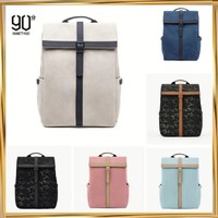 90fen NINETYGO Grinder Oxford Backpack 15.6 inch Laptop Bag British Style Bagpack for Men Women School Boys Girls Casual