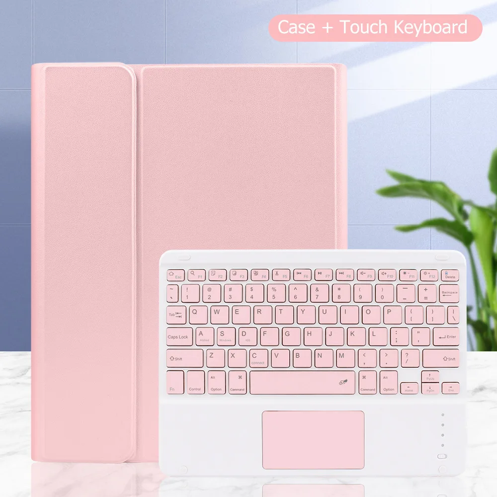 Imagem -03 - para Ipad ar Case com Teclado sem Fio Bluetooth Hebraico Espanhol Coreano Tailandês para Ipad Pro 11 12.9 2023 ar Case Rato Funda