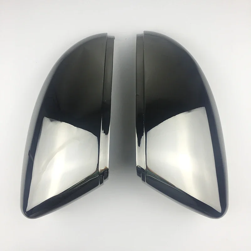 Black silver Replacement Side Rearview Mirror Cover caps For VW PASSAT B7 CC ARETON Jetta Scirocco Beetle EOS Mirror Cap