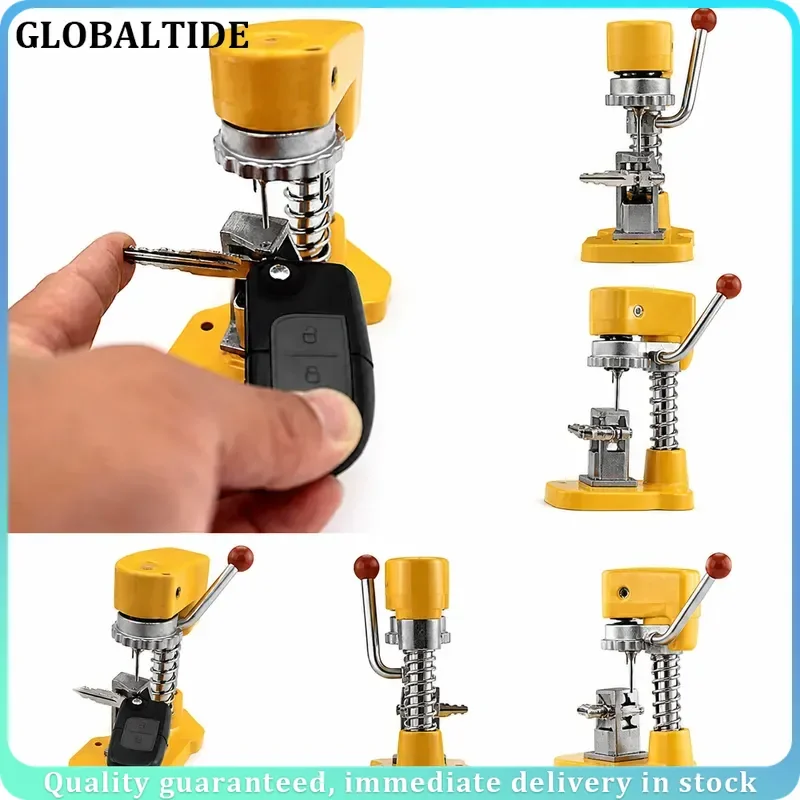 Flip Key Vice Pin Remover Tool Automotive Remote Head Key Roll-Pin Press Fixing Device for Car Key Shell Repair Replacement