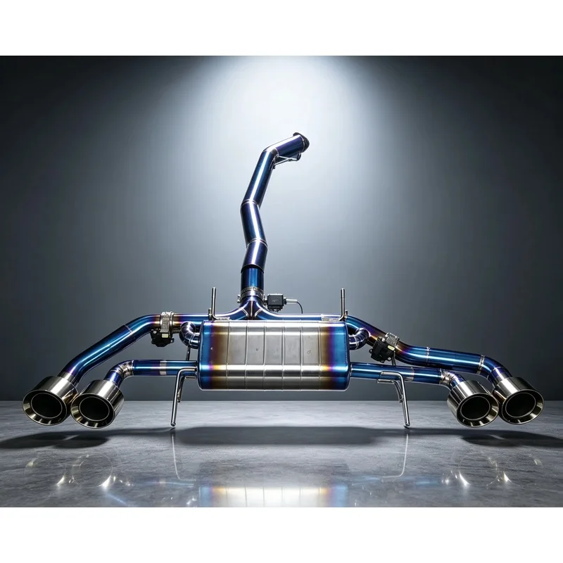 Mid Pipe Catback Exhaust System Muffler Custom Titanium Alloy Catback Exhaust for Nissan GTR R35