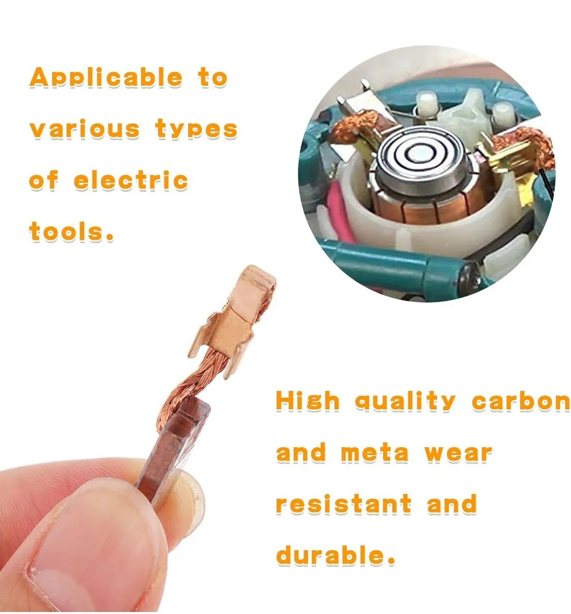 Suitable for Makita CB-440 18V 14.4V carbon brush electric tool accessories CB-448 CB-436 BDF442 carbon brush