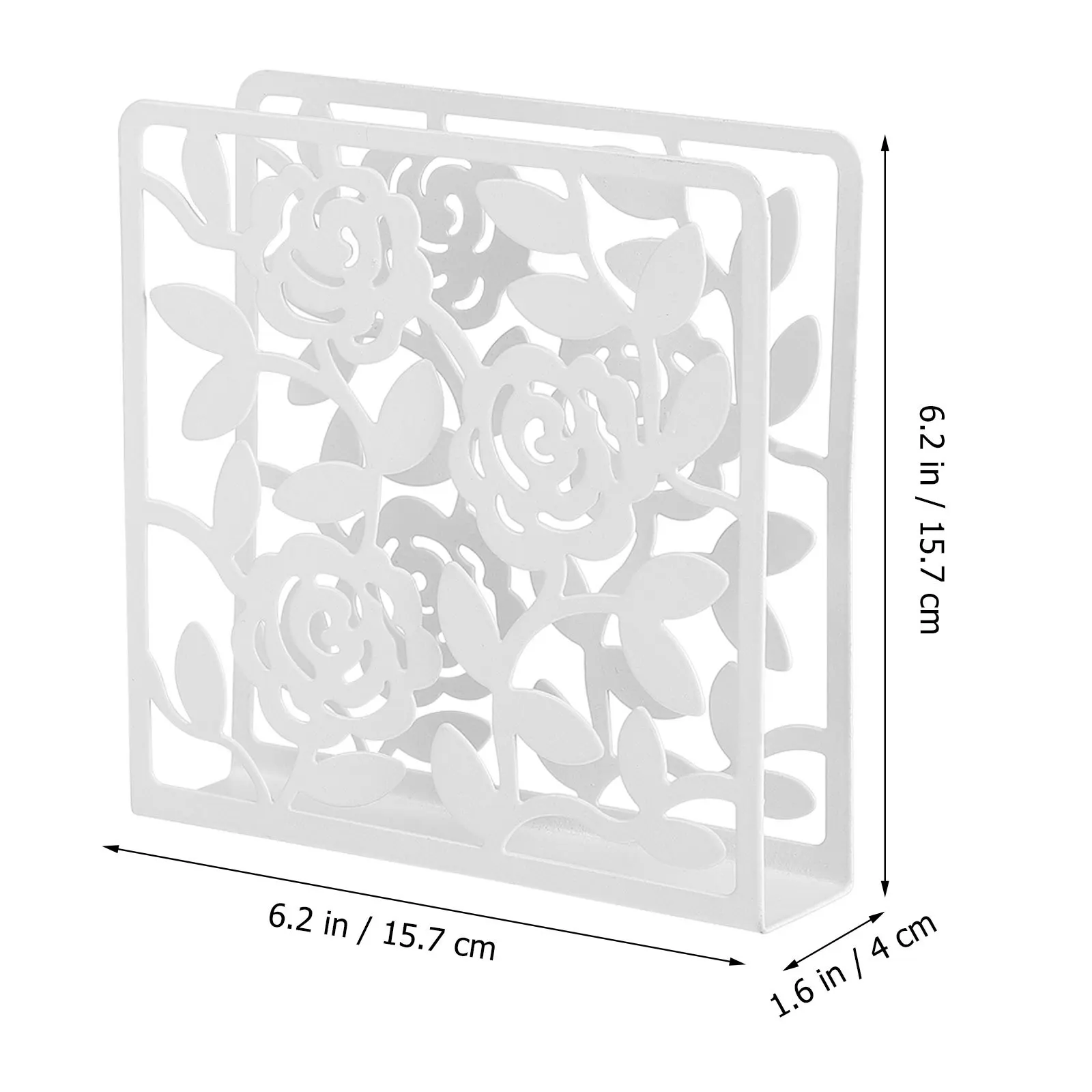 2 قطعة من الدفتين المعدنية المجوفة تدعم منظم سطح المكتب بتصميم مجوف بسيط لمكتبة المكتب المنزلي #5