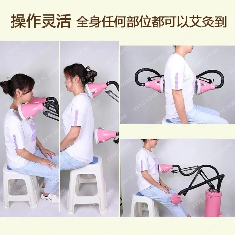 Een rookvrij verticaal rookuitlaatinstrument Moxibustion-verwarmingsapparaat voor het hele lichaam