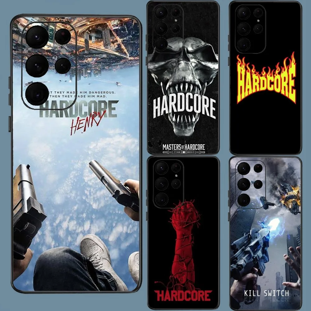 Film Hardcore Henry Phone Case For Samsung Galaxy A52 A12 A51 S21 Edge S22ULTRA S23 S20LITE Plus ultra Black Cover