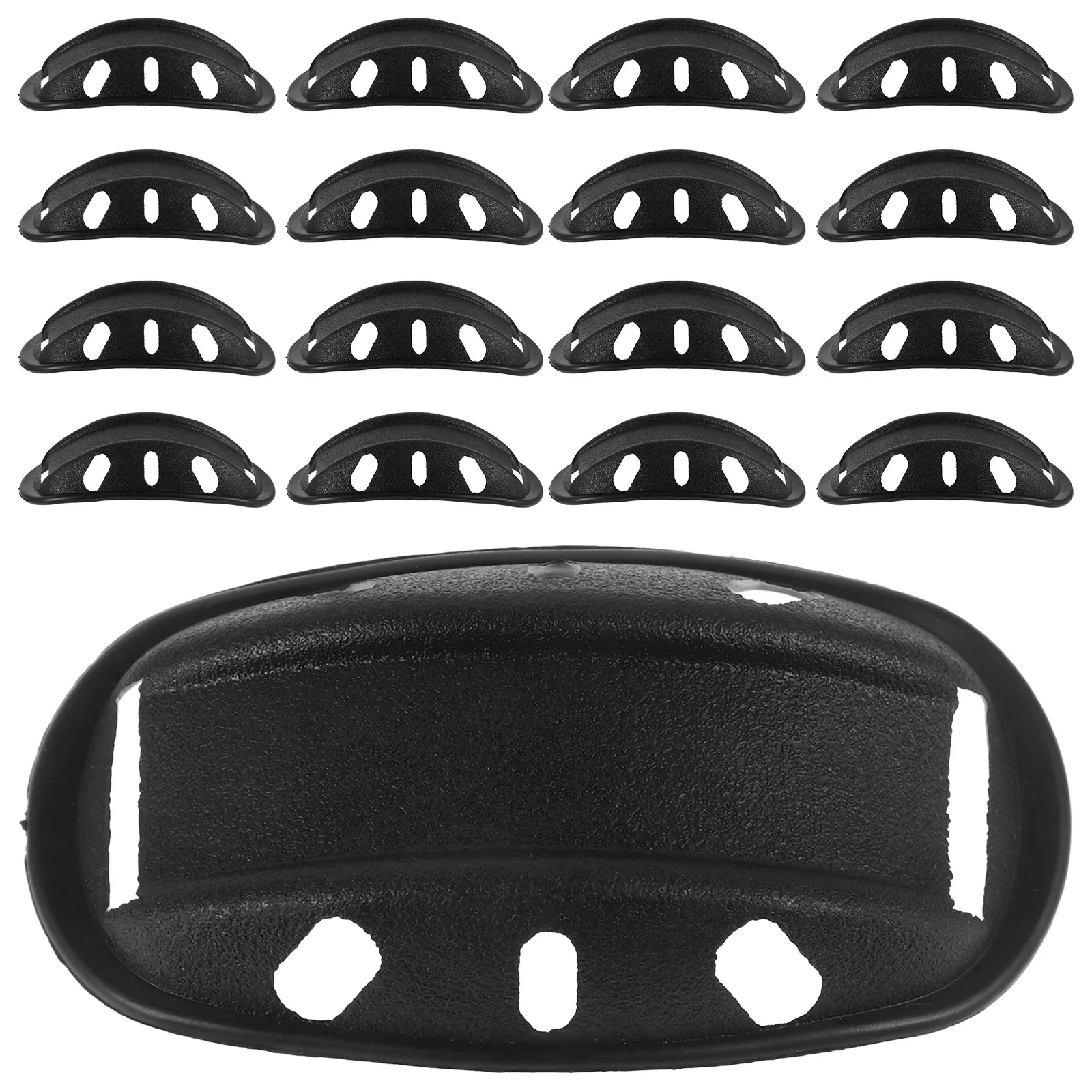 

20 шт. пластиковых накладок на подбородок для строительных касок, защитные чашки для подбородка, сменные аксессуары для строительных касок