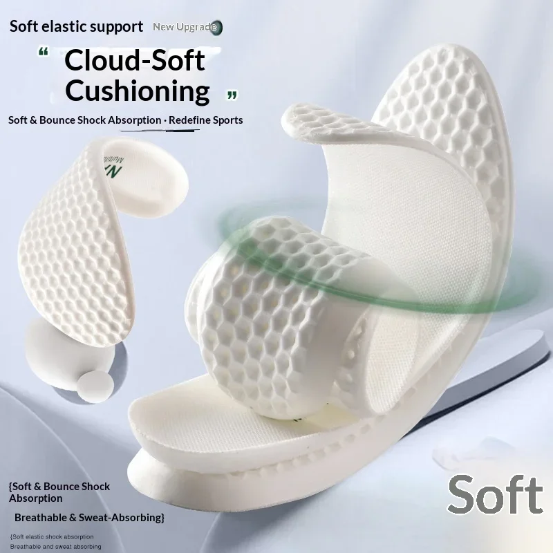Supercritical Sport Insoles for Men/Women Breathable Moisture-Wicking Comfortable Casual Shock-Absorbing Cloud-Like Cushioning - view 2