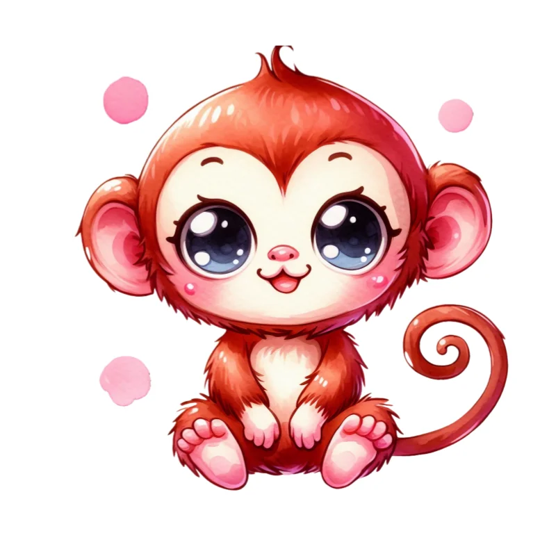Playful Cartoon Monkey Tail Mold, Silicone Mold for Making Fun Cake Chocolate Fondant Decorations