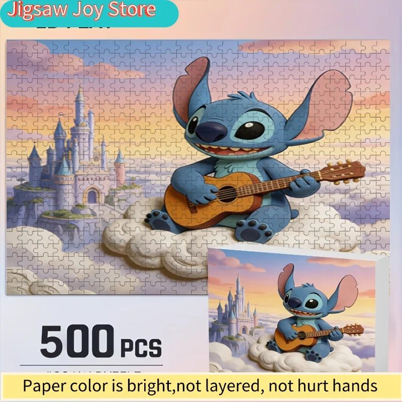 

Disney Disney Stitch and Mickey 2D Flat Print Jigsaw Puzzle | Ideal for Adult Puzzle Challenges, Perfect Gift for Loved Ones,
