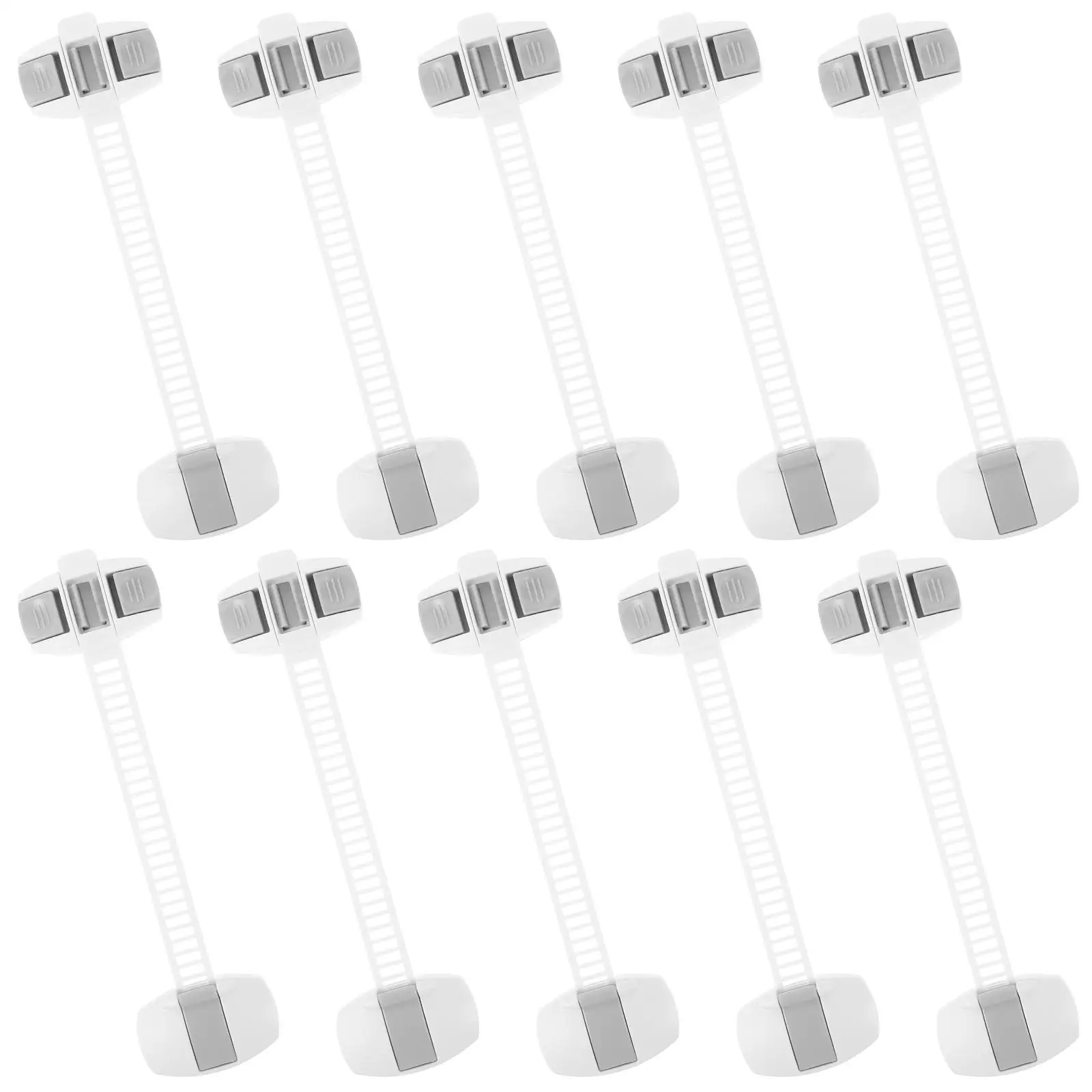 

Locks Multifunction Protective Kids Proof Drawer Belts Grey Child Security Baby