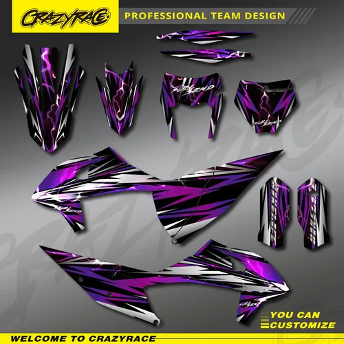 Pegatinas de motocicleta para KTM 125 250 350 450 500 525 SX SXF 2019 -2021 EXC XC XCW 2020 -2022 calcomanías gráficas de fondo personalizadas