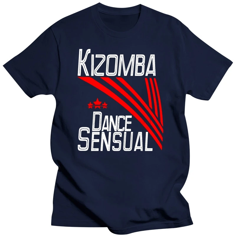 Men Short sleeve tshirt Kizomba Dance Sensual Shirt - black - Mens Muscle T-Shirt cool Women t-shirt