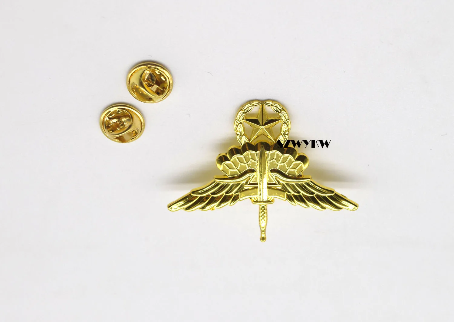 Military United States US Army Freefall Parachutist Badge Pin Classic Gold