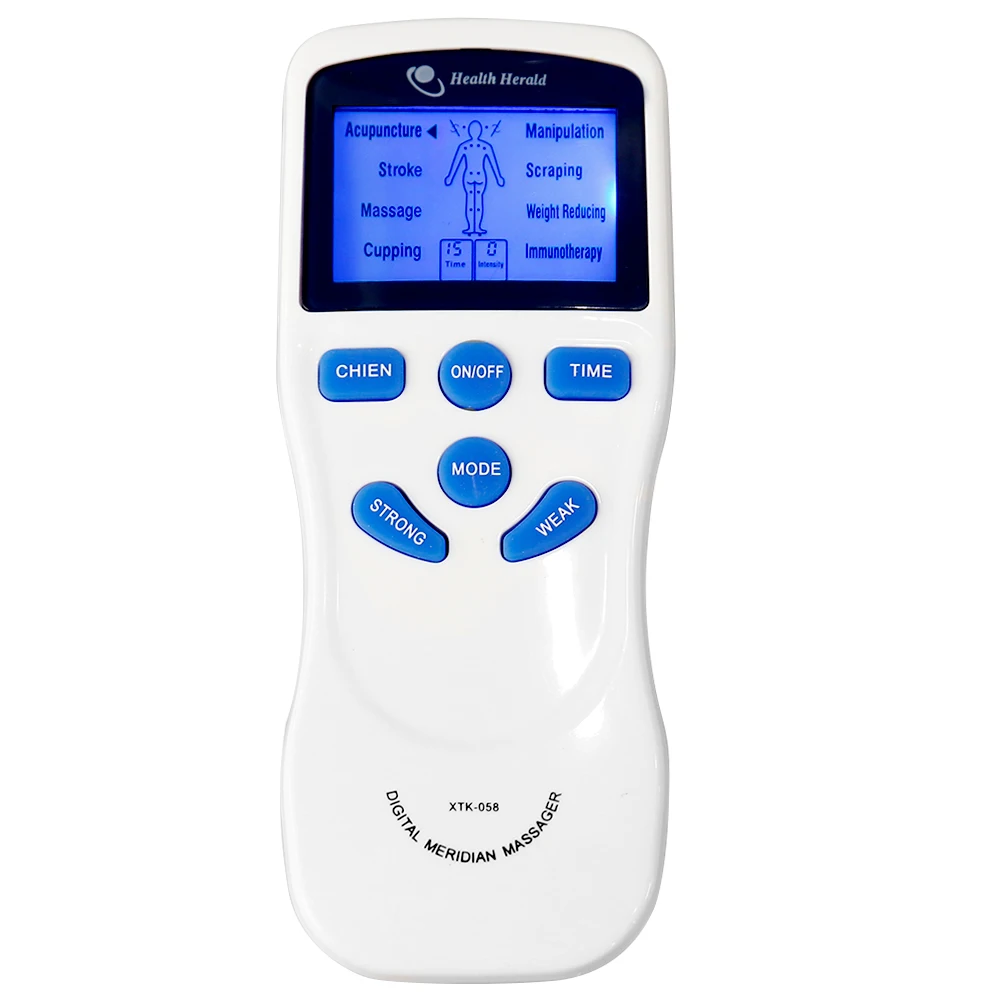 

TENS Rechargeable Muscle Stimulator EMS Dual Channel Electrode 8 Modes Adjustable Body Massage Digital Therapy Slimming Machine