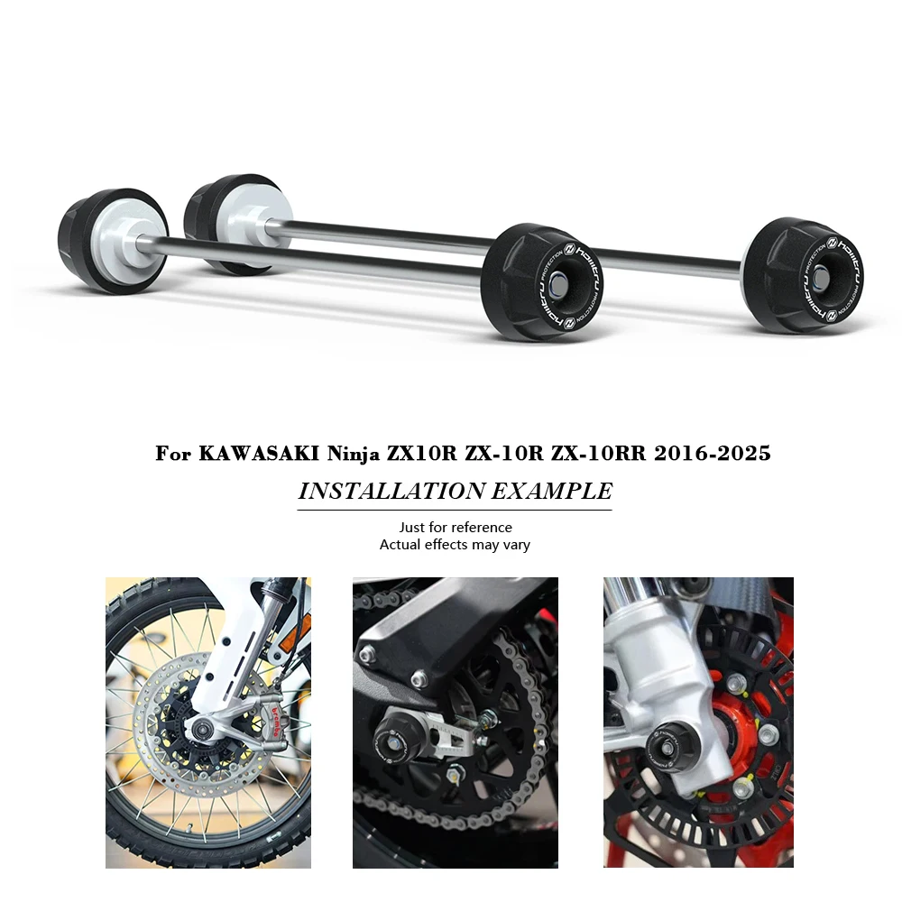 

Motorcycle Axle Spindle Cover Kit for Kawasaki Ninja ZX10R ZX-10R ZX-10RR 2016-2025