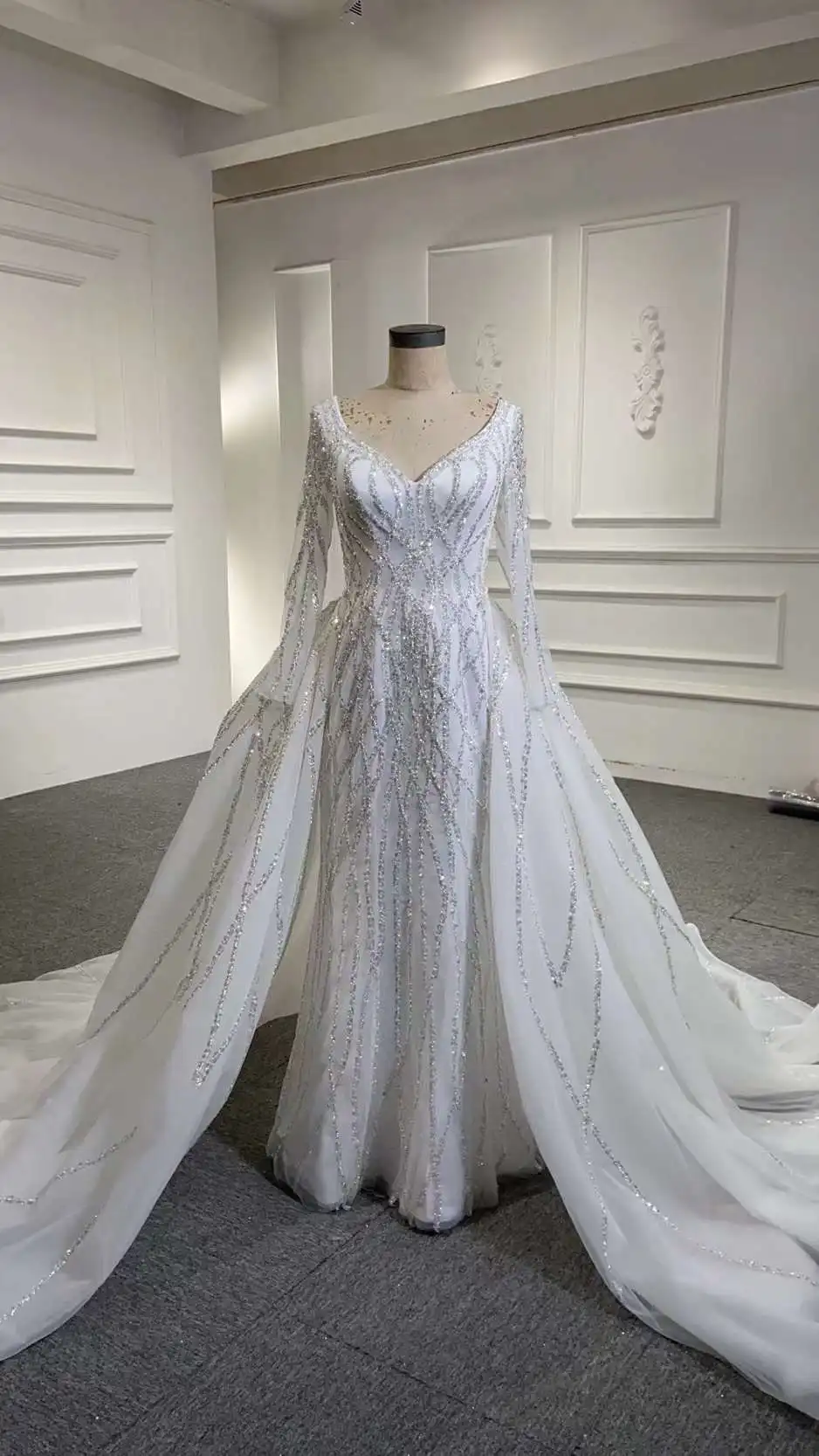 RSM Sammlung 67480 Mermaid Abnehmbare Zug Prom Hochzeit Kleider