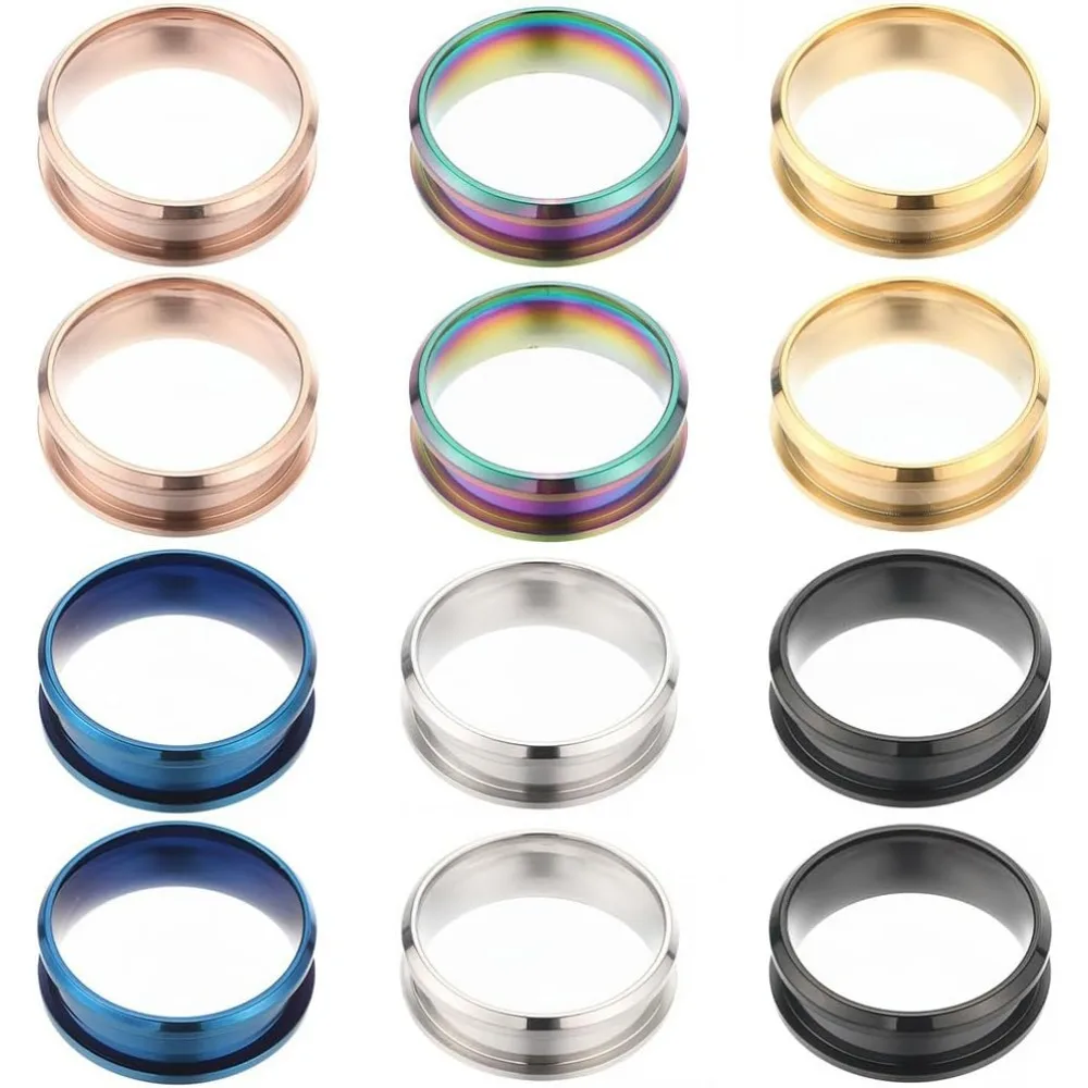 1-caixa-12-pecas-de-anel-de-aco-inoxidavel-em-branco-tamanho-dos-eua-7-aneis-de-dedo-ranhurados-azul-preto-anel-dourado-nucleo-em-branco-kits-de-fabricacao-de-nucleo