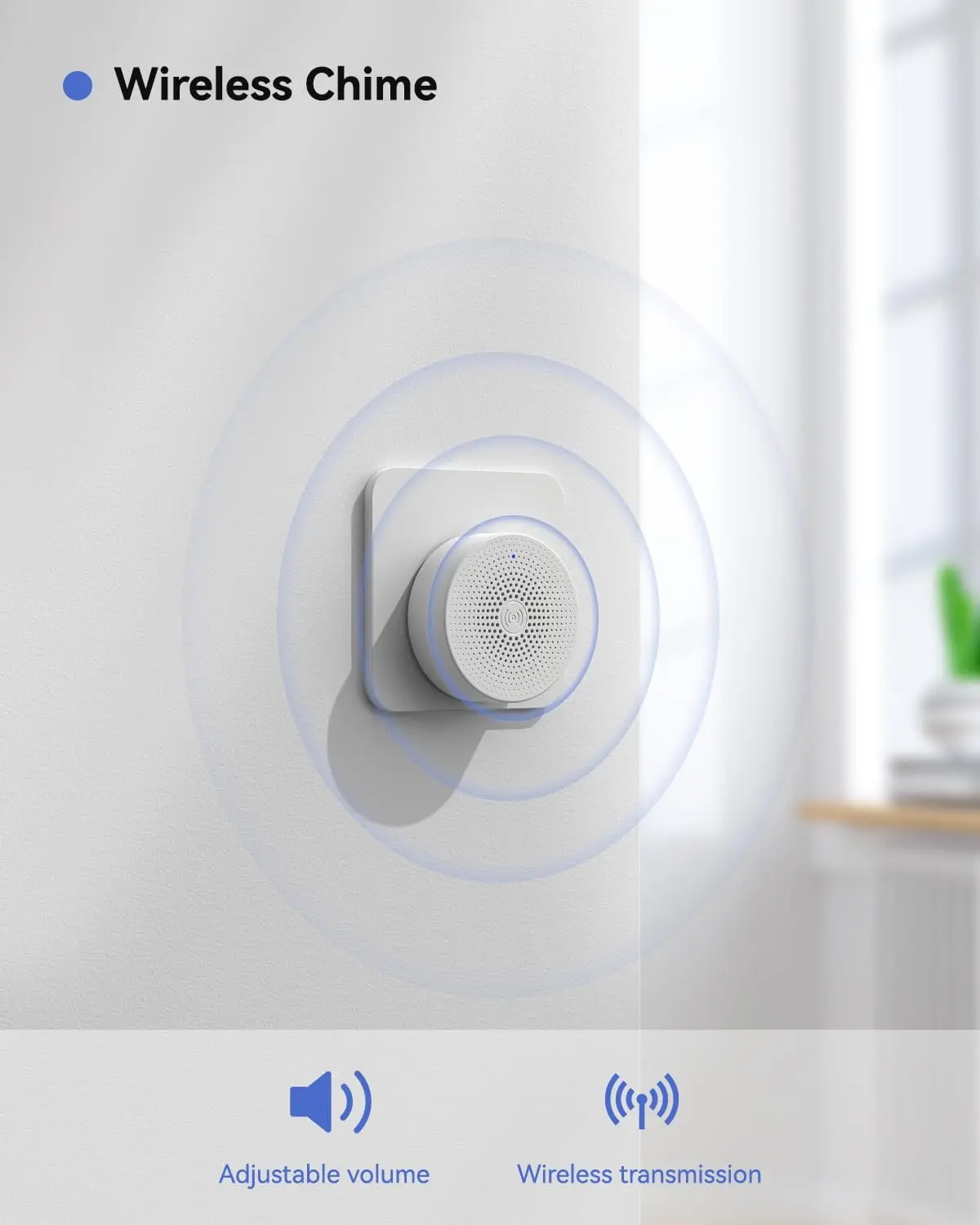 TMEZON CloudEdge APP WiFi Video Smart Doorbell 1080P Intercom Chime Smart IP Video Intercom IR Alarm Wireless Security Camera