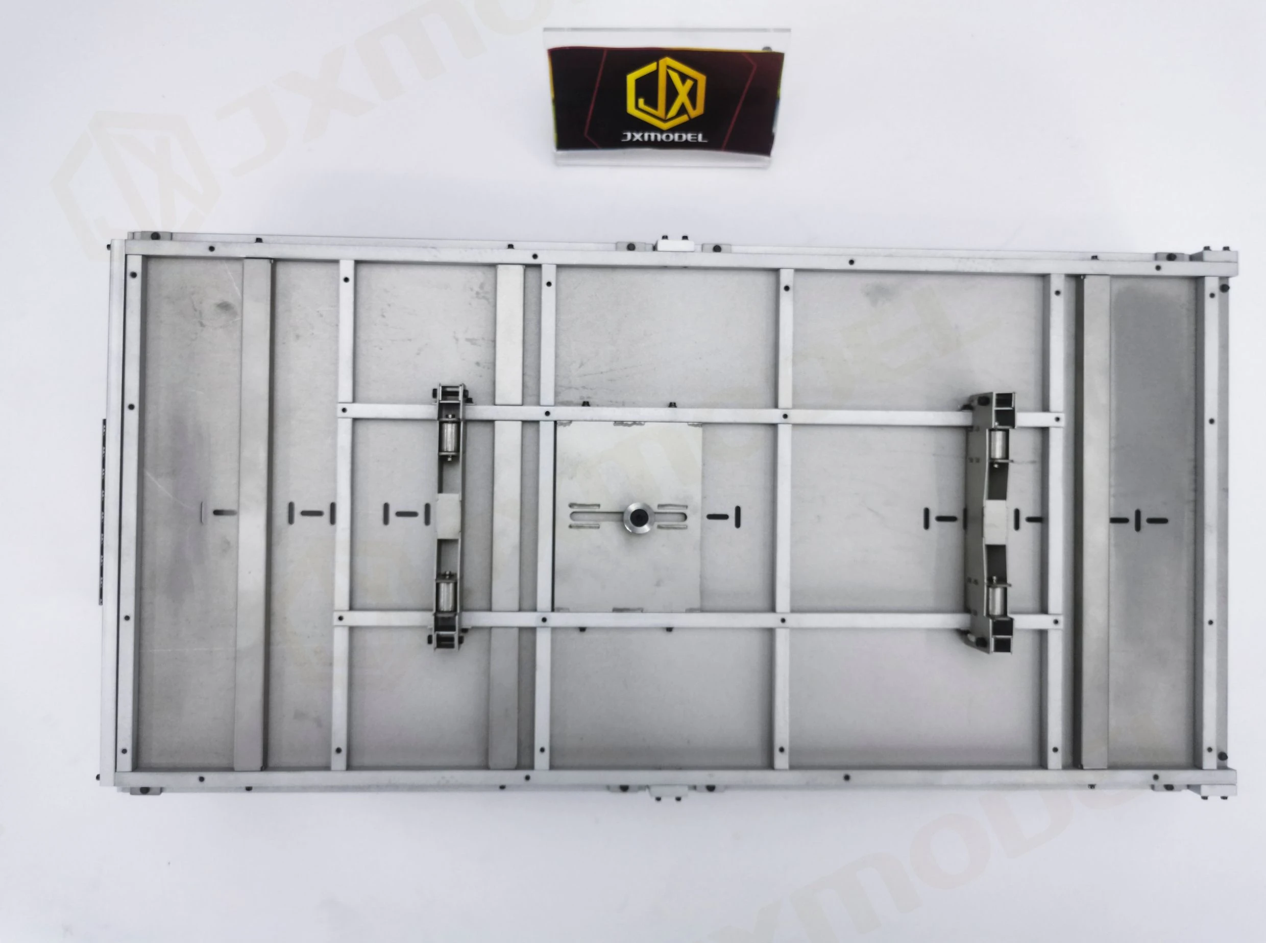RC 1/14 Metall-Lastbehälter Ersatzteil für Tamiya Hydraulikbagger, Lader, Muldenkipper, SCANIA, MAN, VOLVO Anhänger, Kipper, DIY-Teile – Detail 9