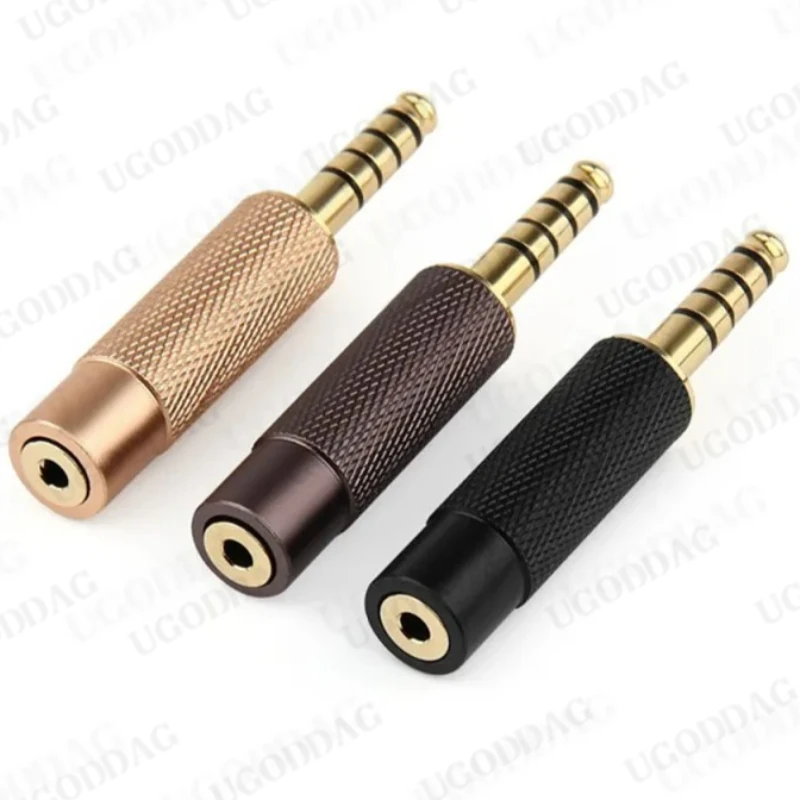 Audiophile AUX Jack 2.5 To 4.4mm Adapter Earphones Plug 4.4mm Male 2.5mm Female Headphone Wire Connectors 5 Pole Audio Converter