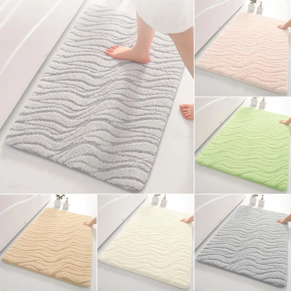 Bath Mat Cheap Thicken Memory Carpet Rugs Toilet Bathtub Room Living Room Door Bathroom Absorbent Foot Floor Mats