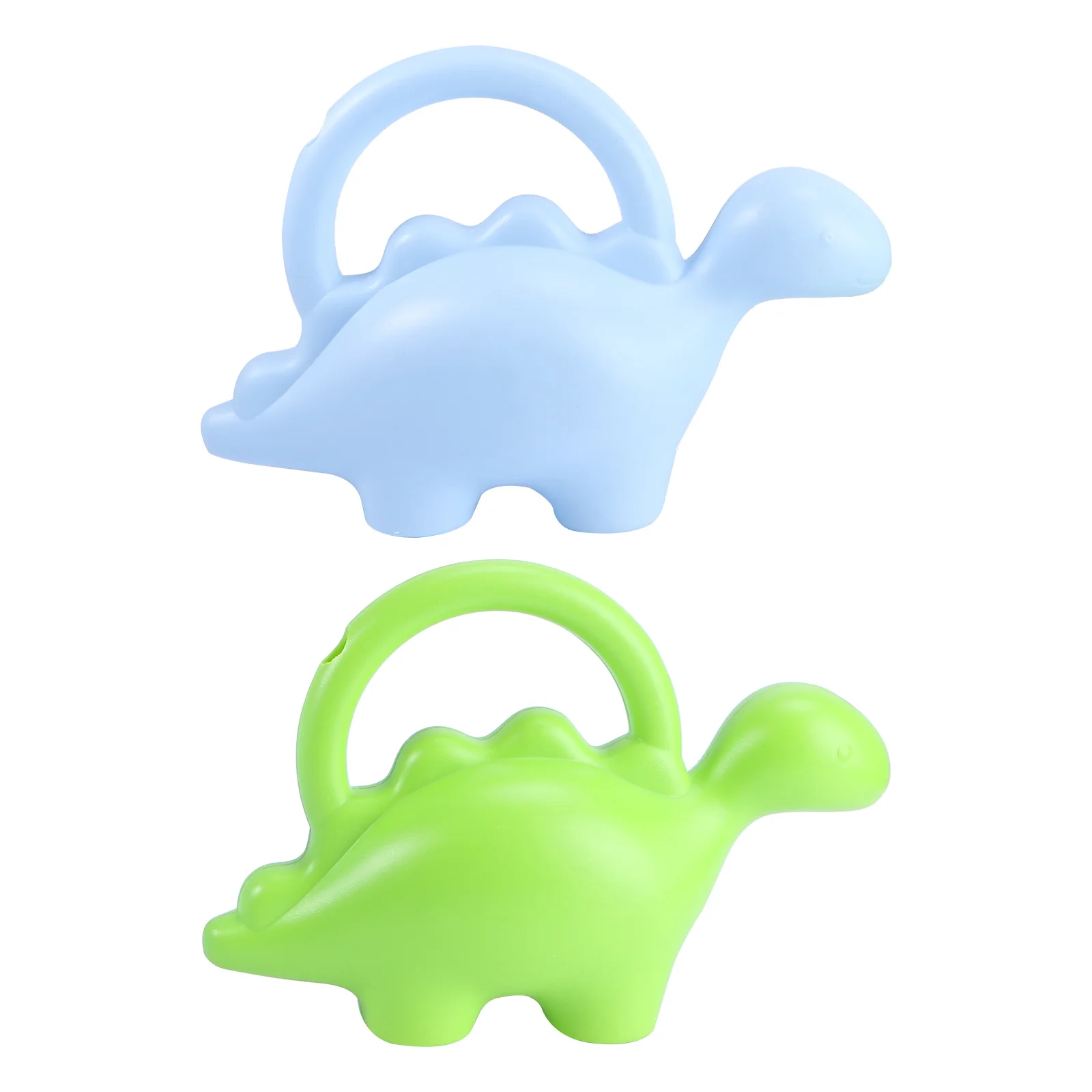 

2pcs Dinosaur Shaped Watering Kettle 1L Garden Tool Comfortable Grip Animal Design Watering Can For Outdoor Planting