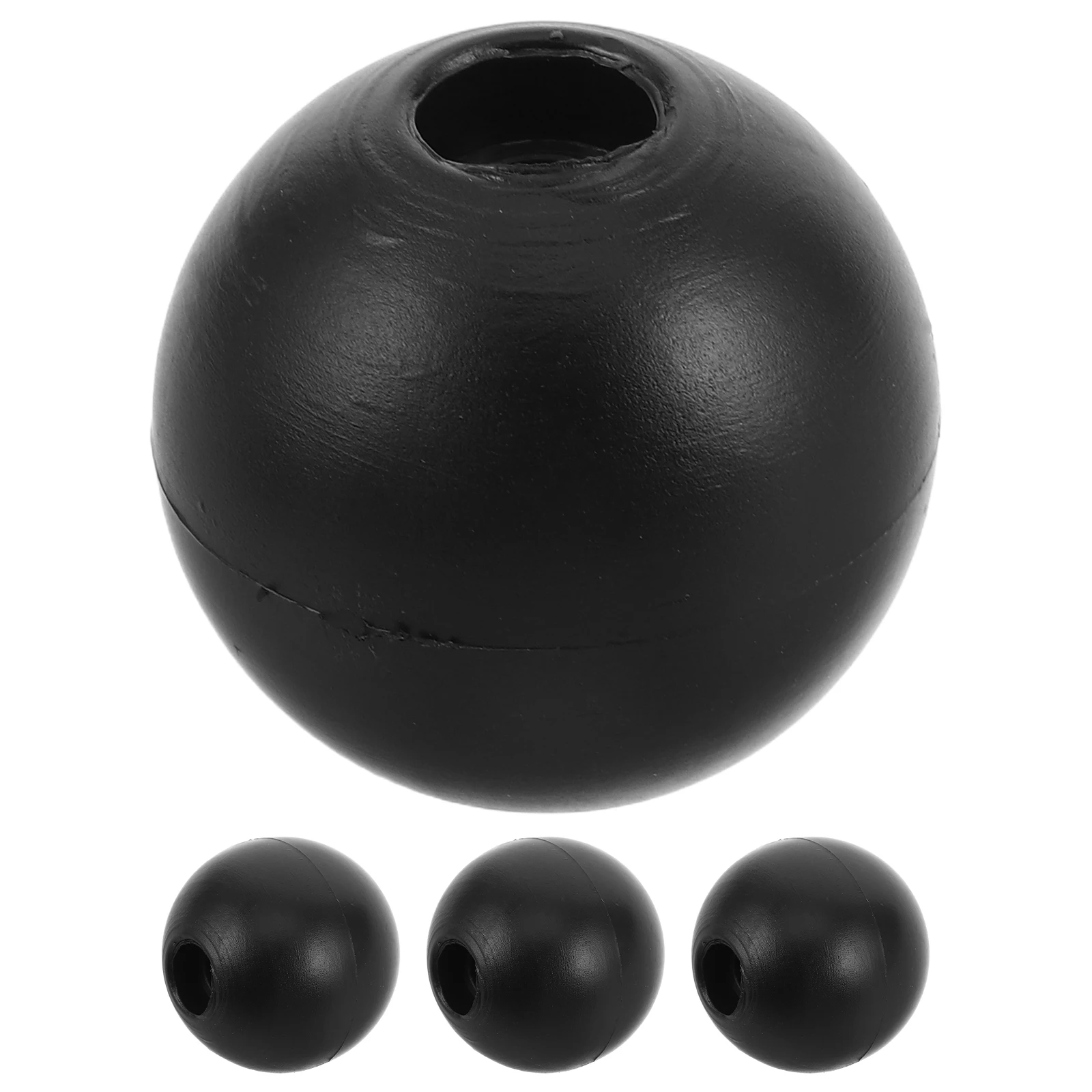

4pcs Gym Cable Joint Accessories Fitness Equipment Parts Pulley System Black PP Durable Connector Stopper for Resistance Ropes