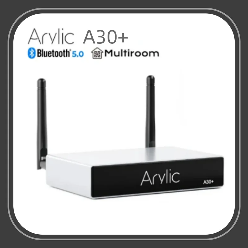 

Arylic A30+ WiFi and Bluetooth 5.0 Sound Power Amplifier 30Wx2 Mini HiFi Stereo Wireless Audio Amplifier Home Digital Multiroom