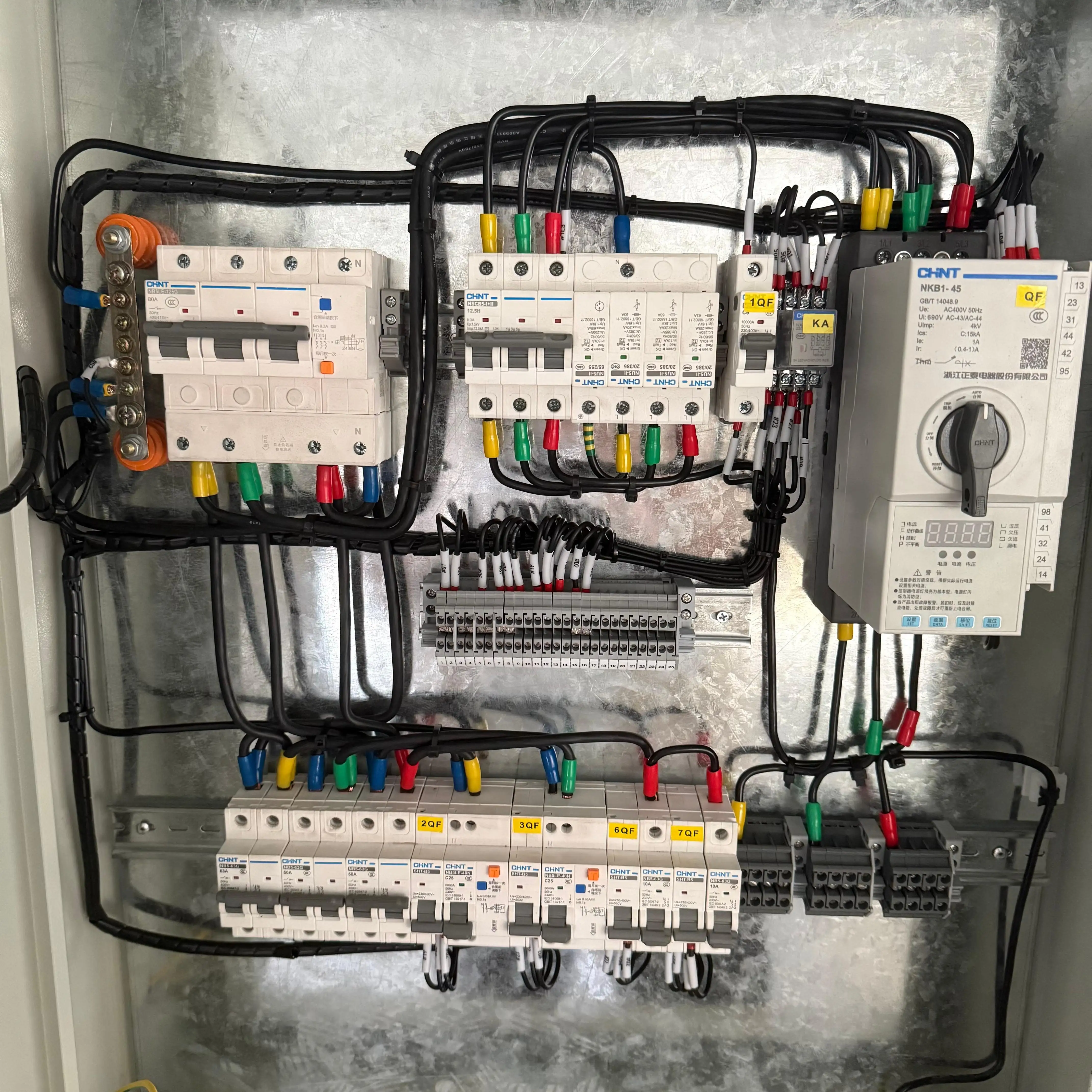 Custom Double Layer Low Voltage Distribution Box Weatherproof Electrical Enclosure with Window IP65 Control Panel Board - view 6