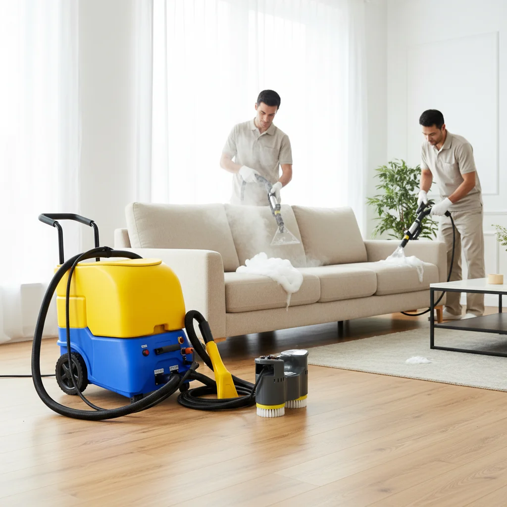 EB-400S Performance Steam Carpet Cleaner Carpet Extractor Professional Sofa Carpet Dry Low Foam Cleaning Washing Machine