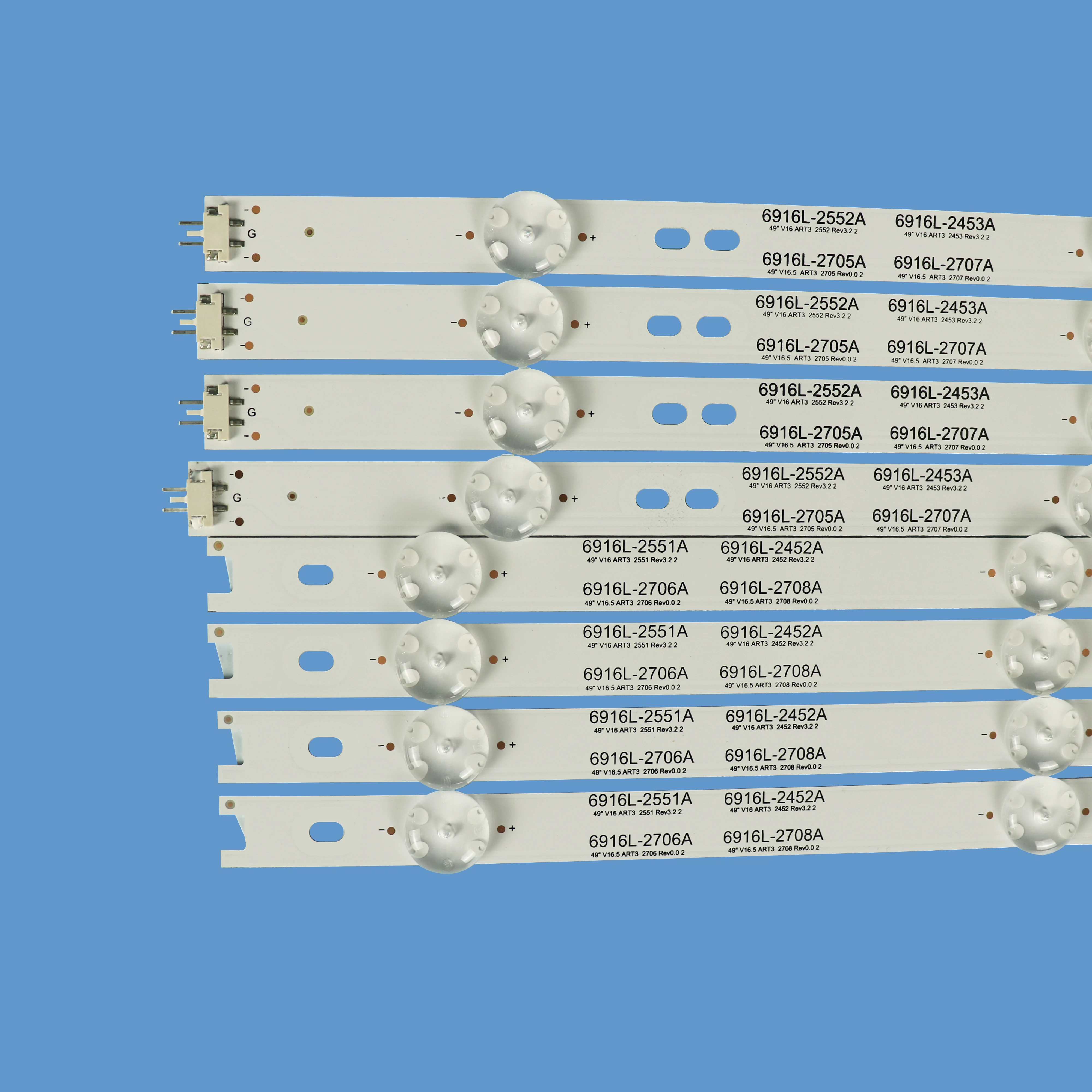 TV-056 lampu latar TV LED bar untuk 49LJ51/LG _ LG innotek 17Y 49_FHD 49LH5100 LG LG LC490DUE LG 49 inci