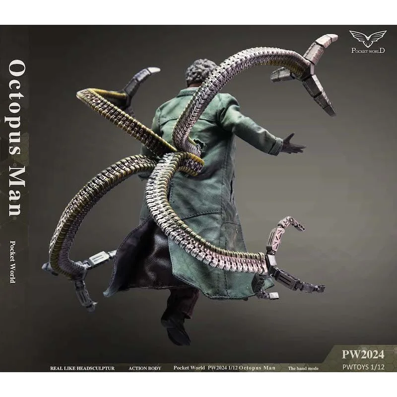 PWTOYS Original 1/12 Finished Actionable Precious Doll Series Doc Ock  Anime Toys Collectible Model Festival Gift for Boys