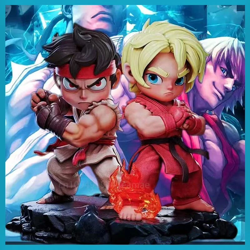 

Street Fighter Action Figure Ken Masters Ryu Anime Statue Cute Model Doll For Collection And Decoration Birthday Toys Gifts