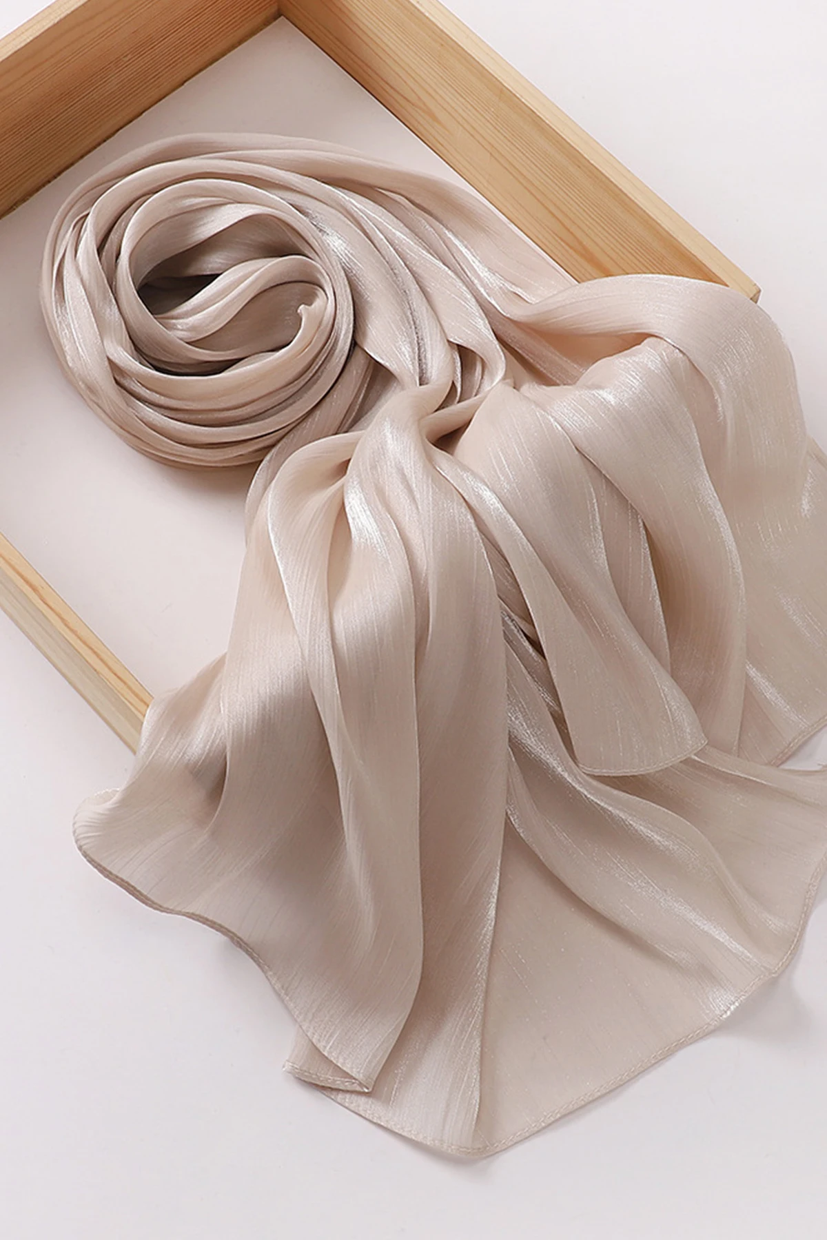 

2025 Fashion Chiffon Solid Color Headscarf for Muslim Women Full Cover Head Wraps Scarf