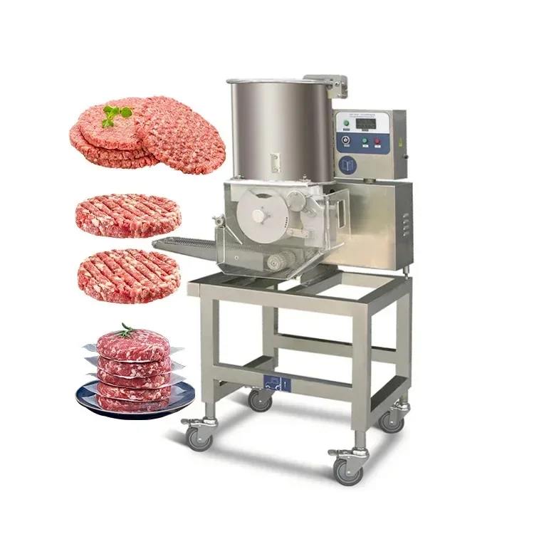 Automatic hamburger meat pie making machine hamburger machine hamburger patty forming machine