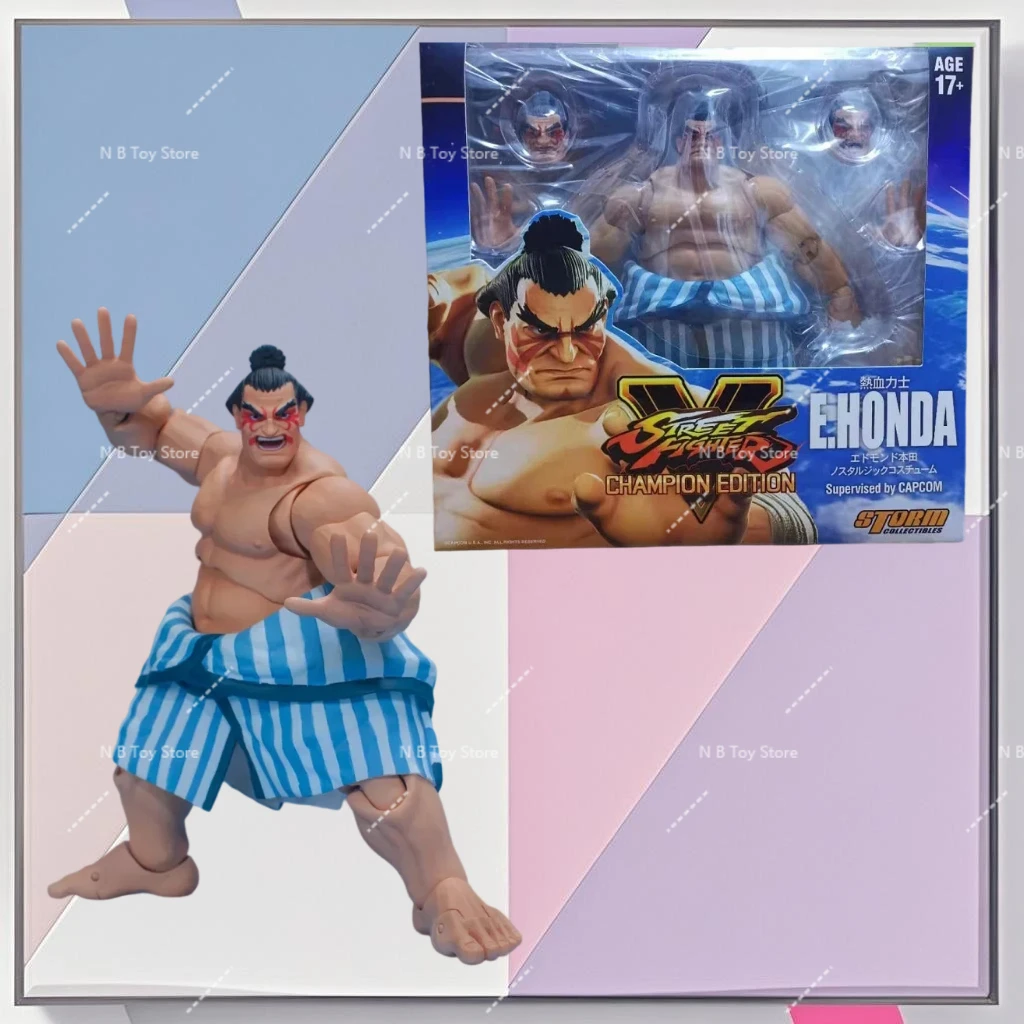 

В наличии, 100% оригинальный Storm E Honda Street Fighter 1/12, модель игрового персонажа, коллекция мобильных кукол