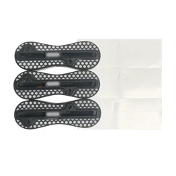 Newest Surfboard PVC Foam Fin Plug Easy To Install Rudder Slot Fin Boxes Side 9 Degree Fin Box + Center 0 Degree Fin Box