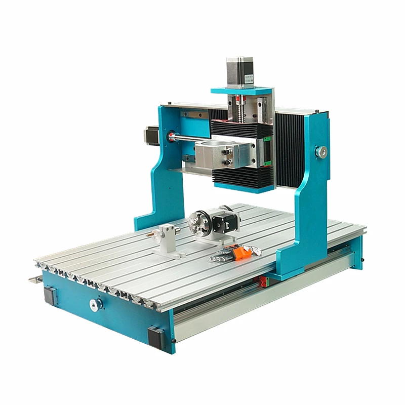 Imagem -03 - Cnc Router Quadro 6040l 3040l Linear Guideway Faça Você Mesmo Madeira Metal Gravura Fresadora 57x76 mm Nema 23 Motor 3axis Axis