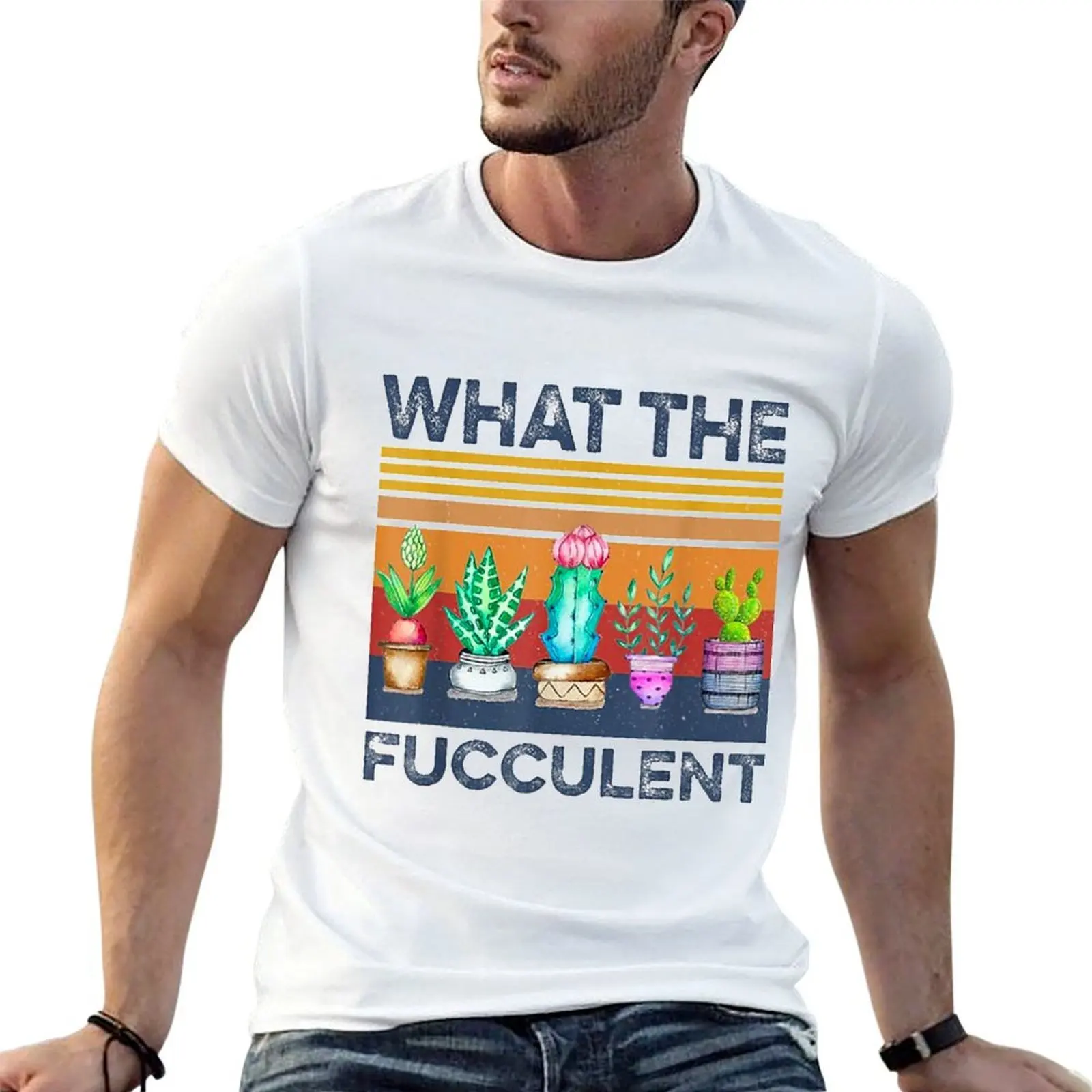 what the fucculent T-Shirt anime t shirts for man printed t shirts for man anime tshirt T-shirt