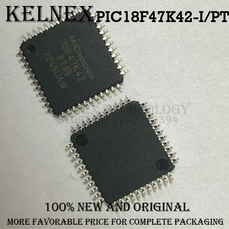 5pcs PIC18F47K42T-I/PT PIC18F47K42-I/PT TQFP-44 FLASH