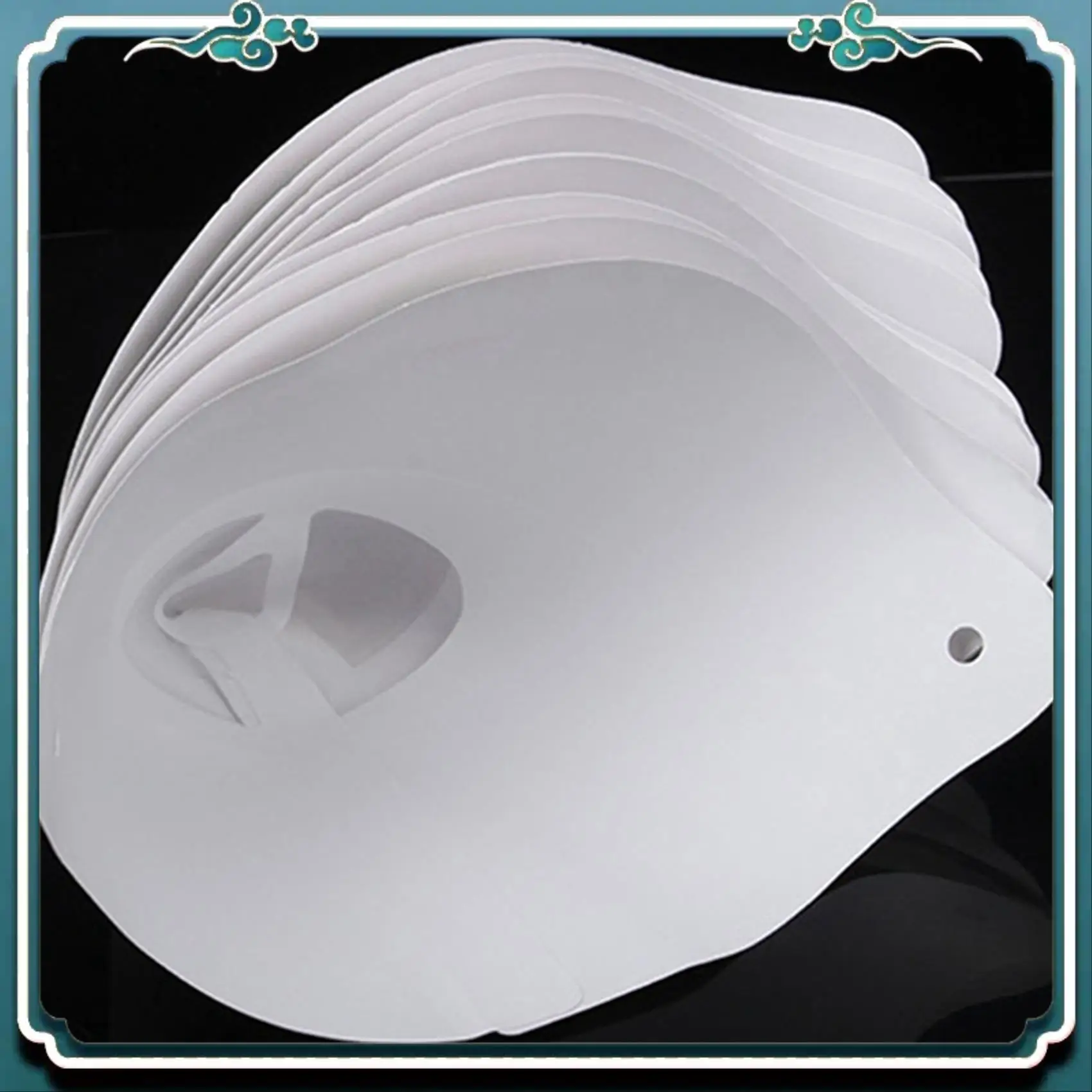 

ABSK-100Pcs Resin Thicken Paper Filter Disposable For Wanhao D7 SLA UV 3D Printer Parts Accessories Filament Filter