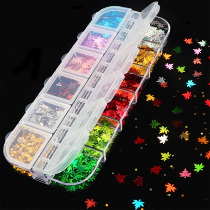 Art 3D Pigment Epoxy Lấp đầy các lát huỳnh quang Trang trí sequin